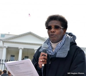 Sister Patty Chappell:  Speaking at a rally at the White House.